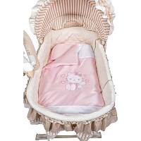 Набор в люльку 6 пред.  (одеяло, подушка, пододеяльник, простыня, наволочка, матрас) Cat Love